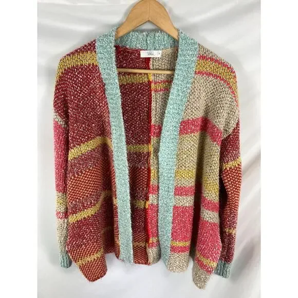 Talulah Colorful Stripe Knit Sweater Size Small - Picture 2 of 5